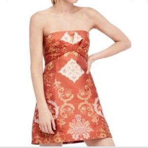 NWOT Free People Holiday metallic Mini Dress